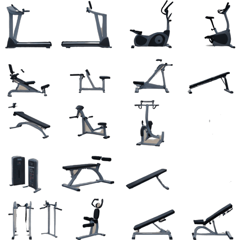 Gym workout machines emoji