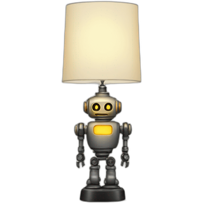 robot genius lamp emoji