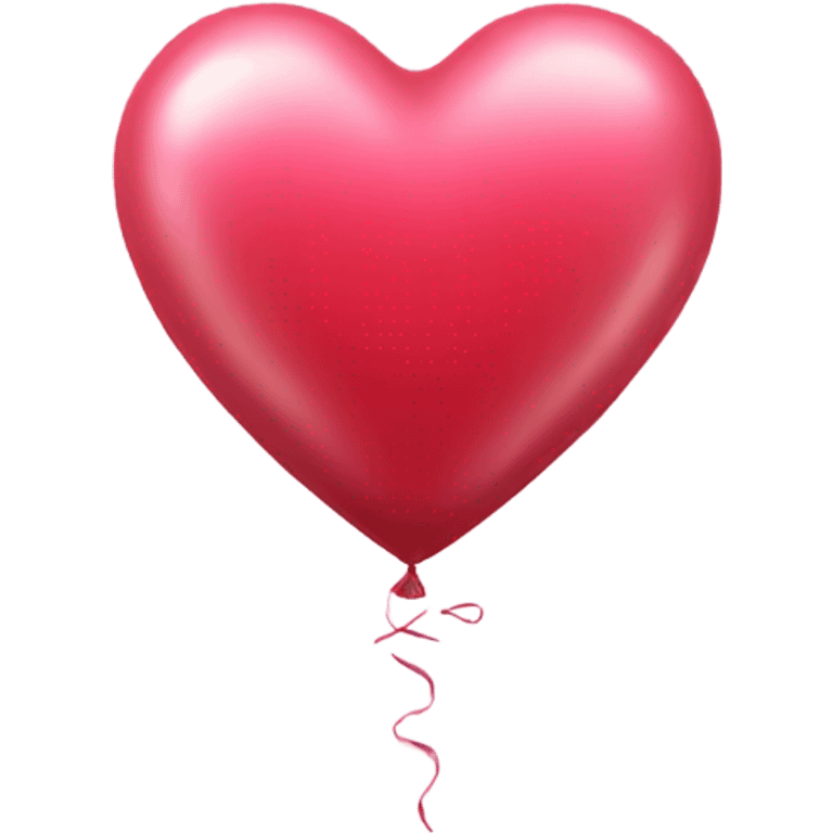 heart shaped balloon emoji