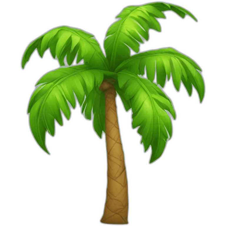 santa palm tree emoji