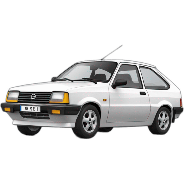 opel kadett 1992 white reallistic emoji