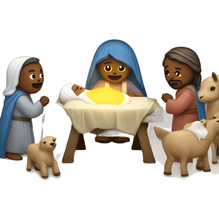 Nativity scene emoji