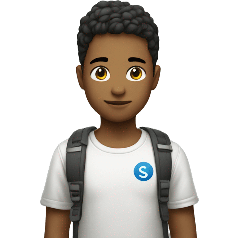 boy with sigma symbol on shirt emoji