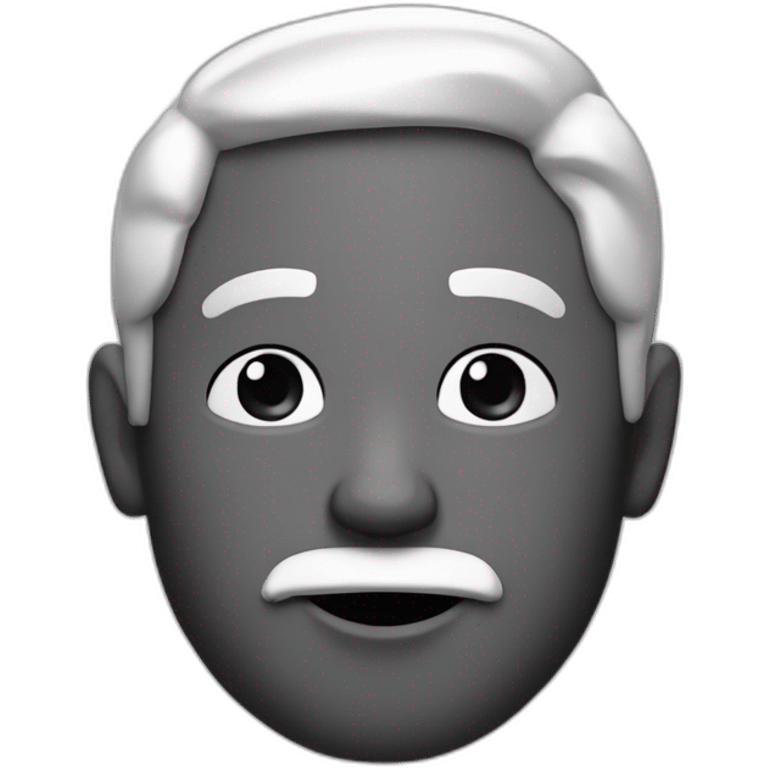 Jaques russel noir et blanc emoji