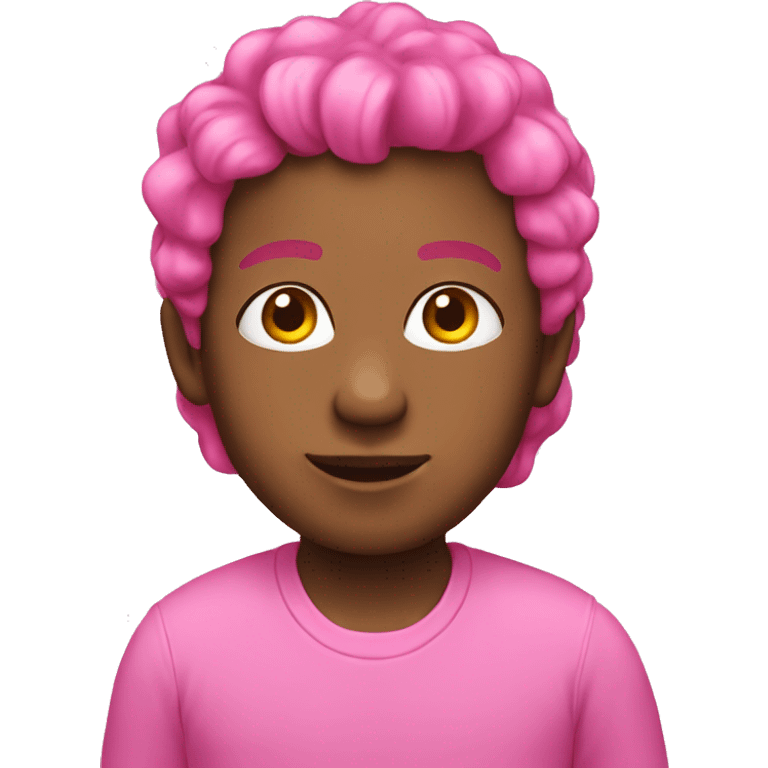 Pink tres  emoji