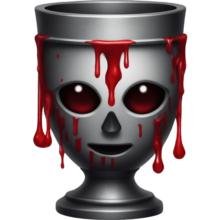 gothic chalice with blood emoji