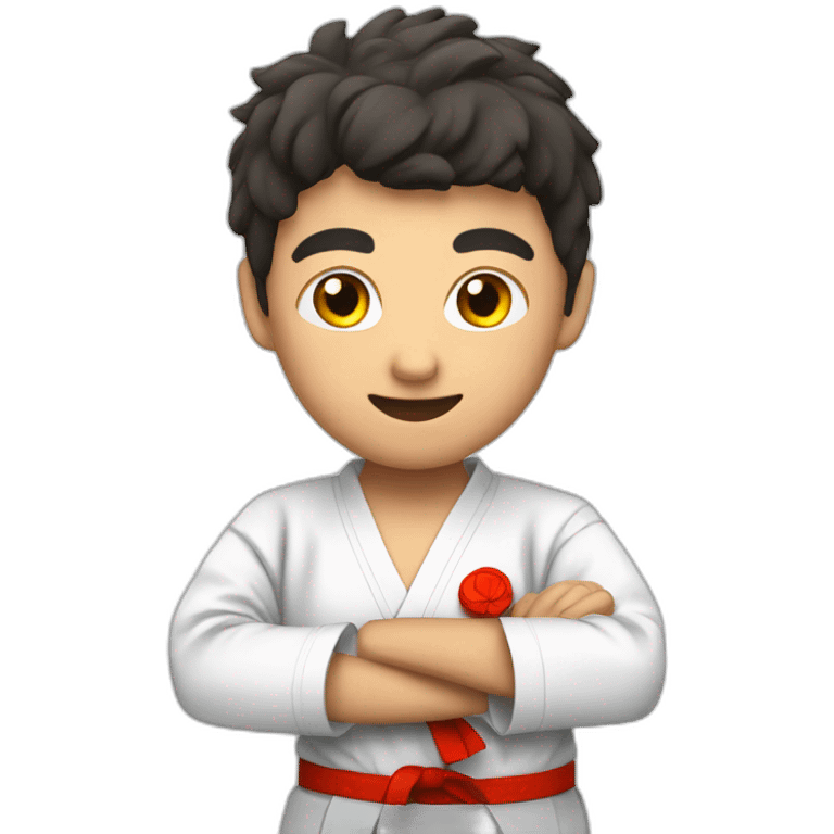 karate winner male emoji