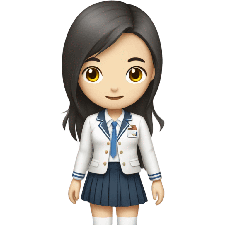 korean girl uniform  emoji