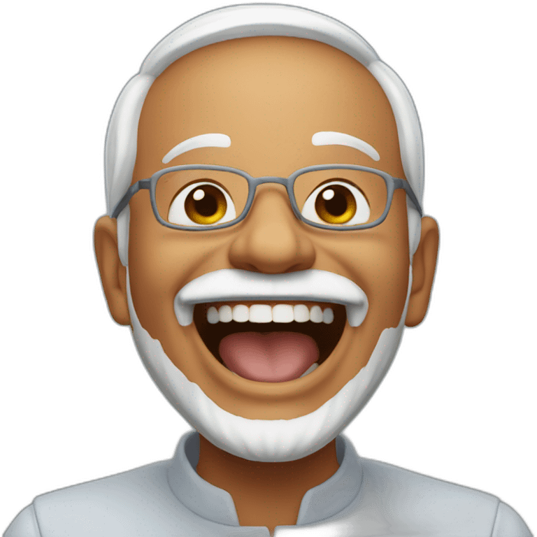 narindra modi laughing emoji