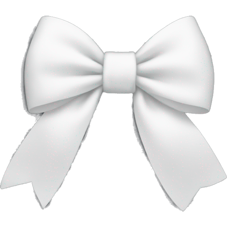 white bow emoji