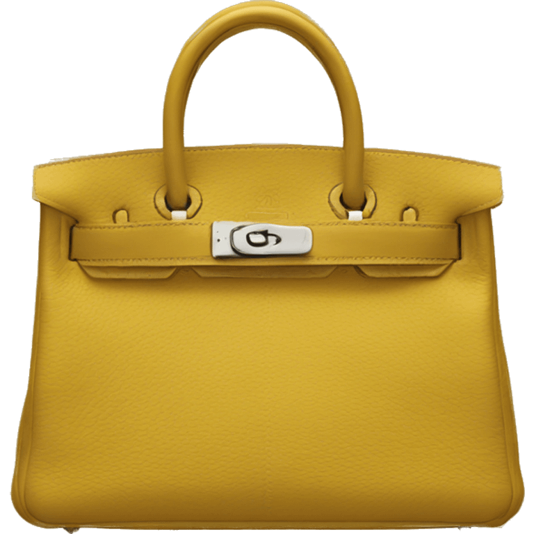 Hermès yellow bag emoji