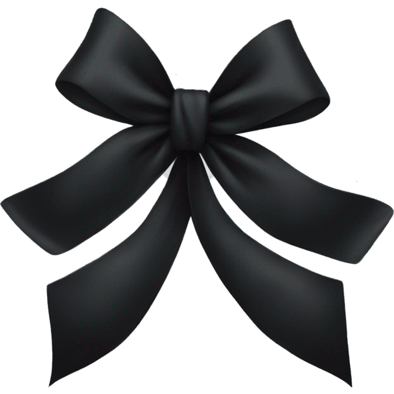 Black bow  emoji