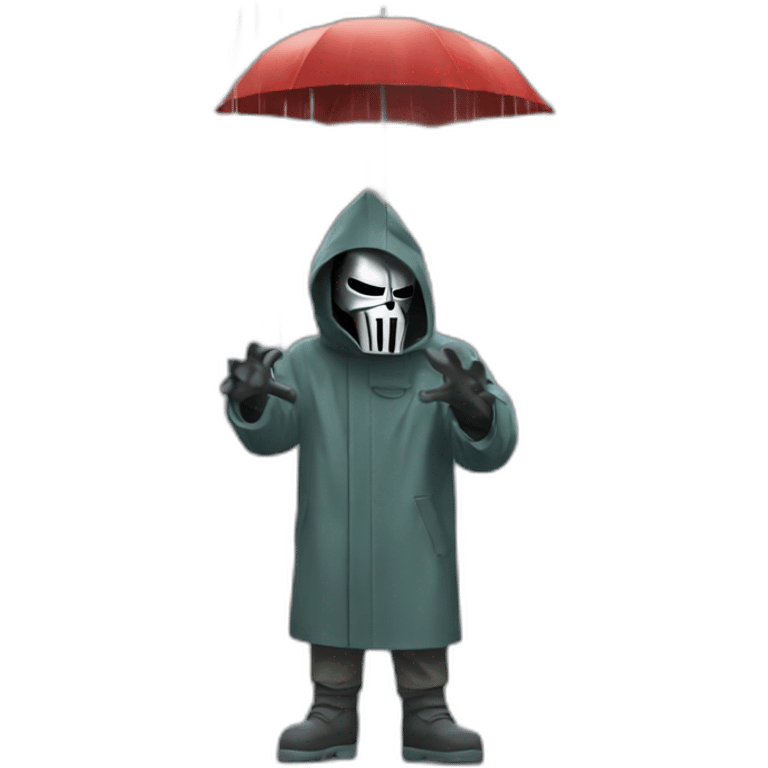 mf doom singing in the rain emoji