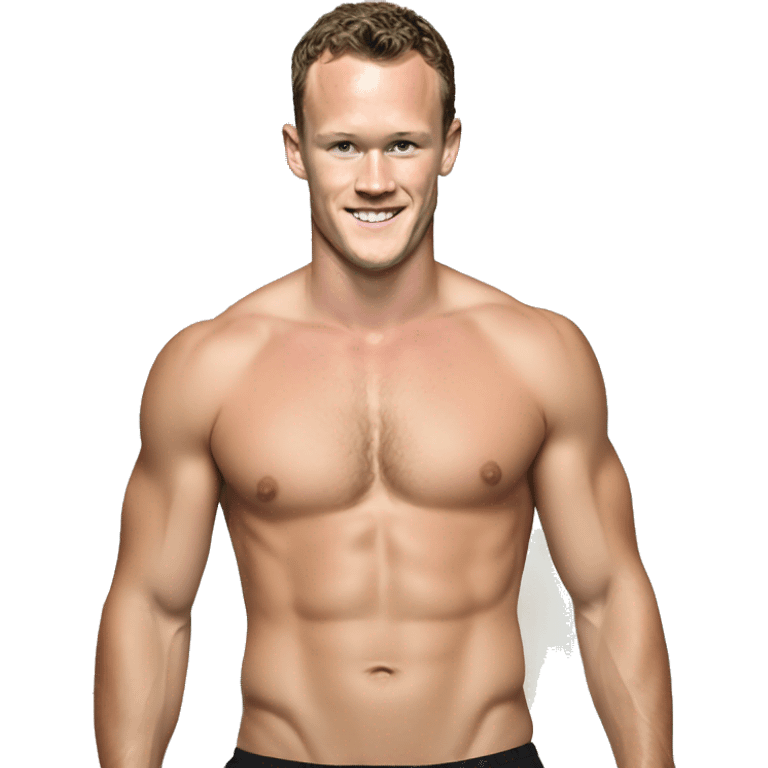 Jonathan Toews beach body with rainbow background emoji