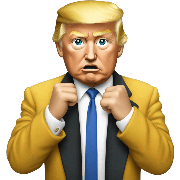 Trump sucking his thumb emoji