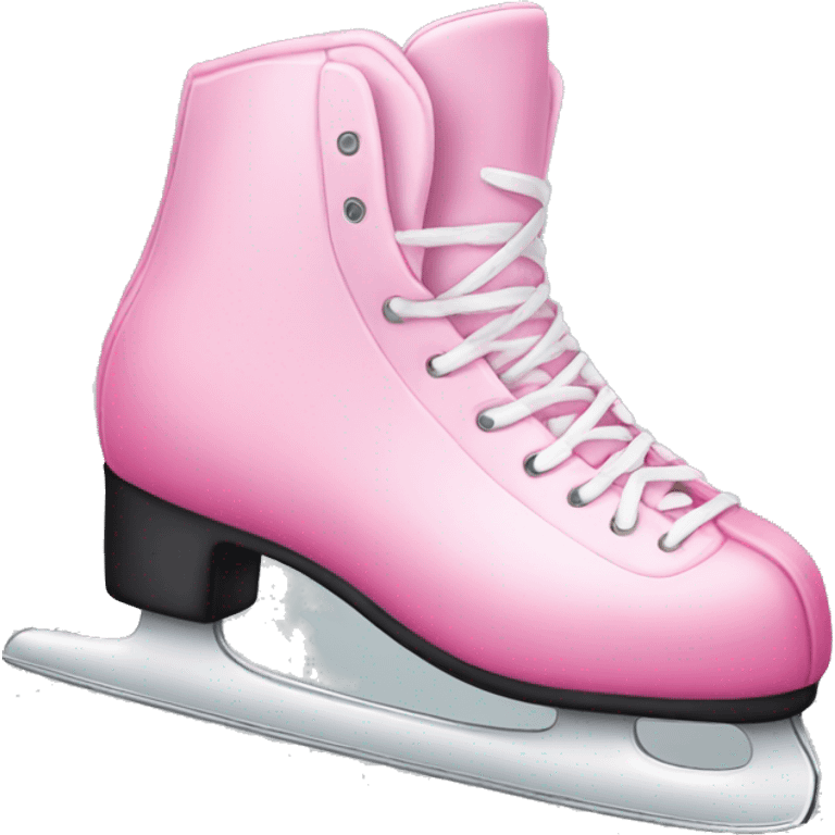 pink ice skating shoe emoji