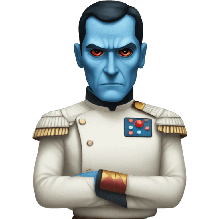 grand admiral thrawn playing tic tac toe emoji