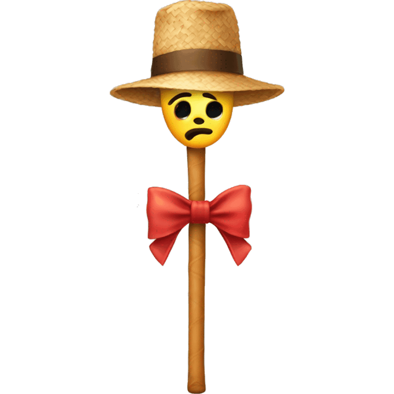 cane con un fiocco in testa emoji