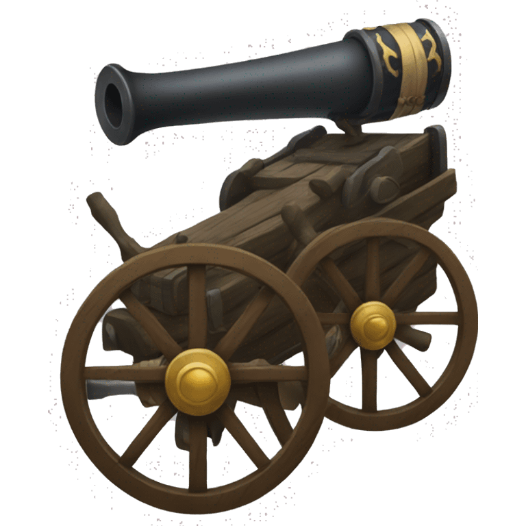 medieval pirate war canon emoji