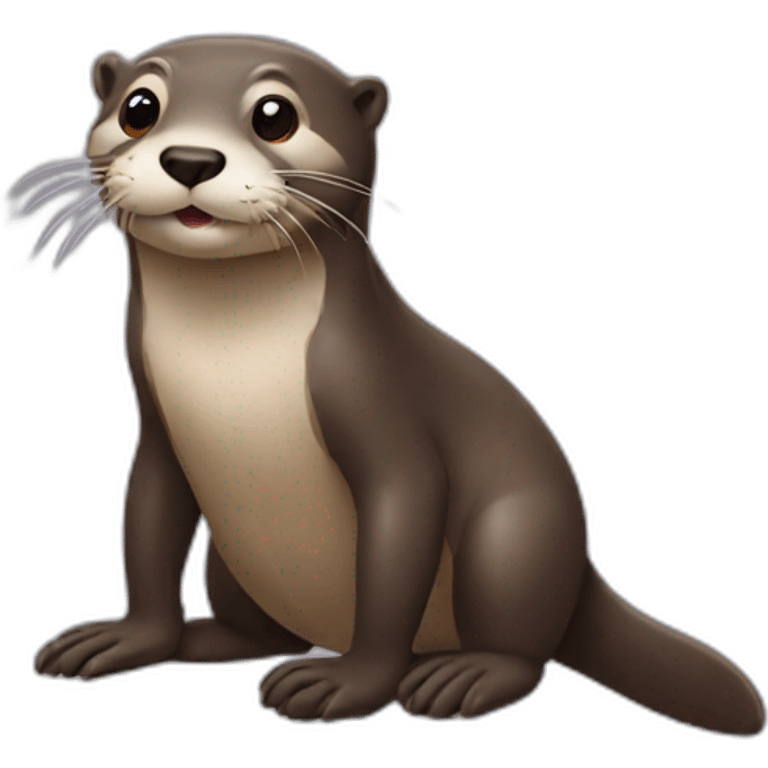 Otter With twisted feet emoji