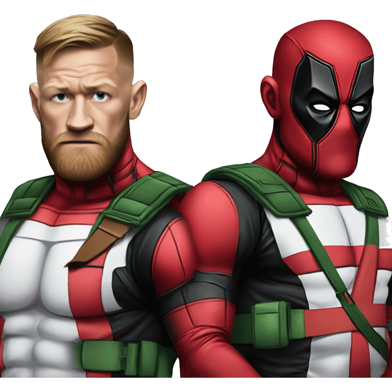 conor mcgregor costume Deadpool emoji