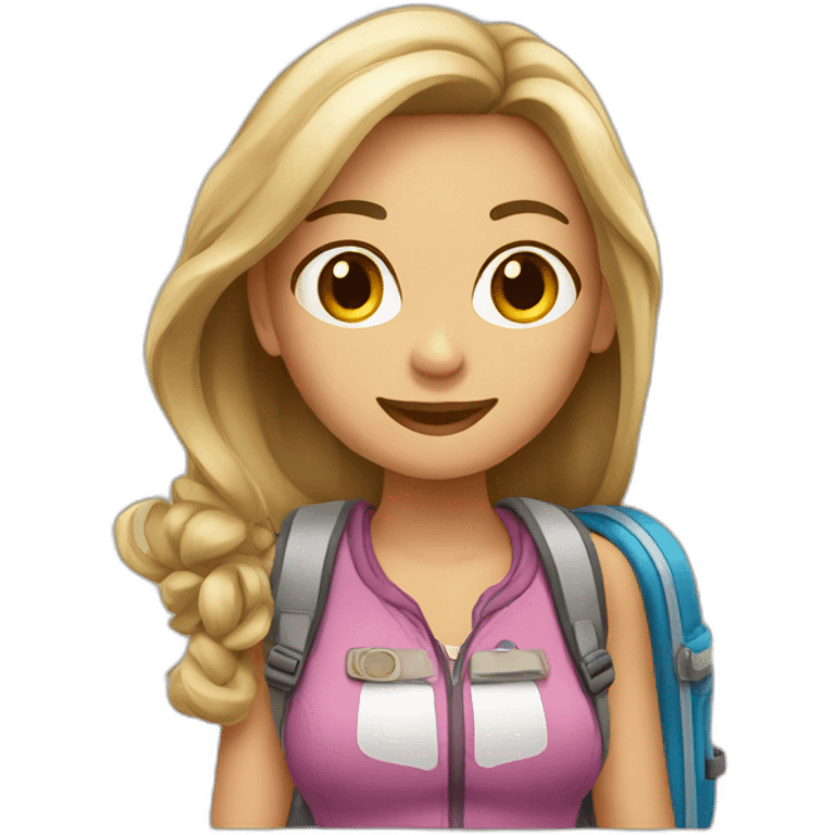 Travel girl emoji