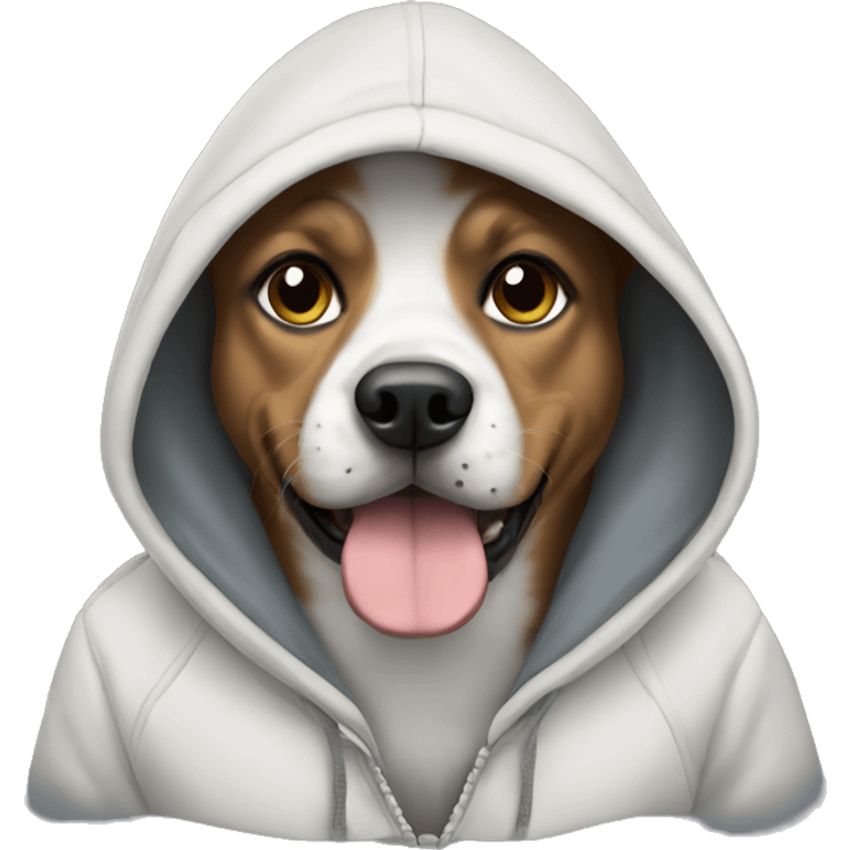 dog in a hoodie emoji