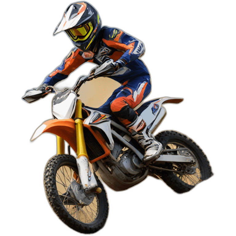 Moto cross emoji