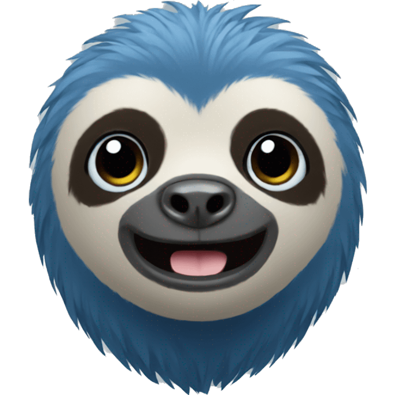 blue sloth emoji