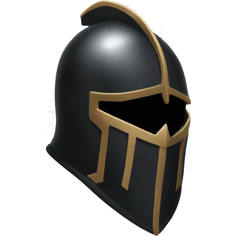 A buff black knight full cover helm emoji