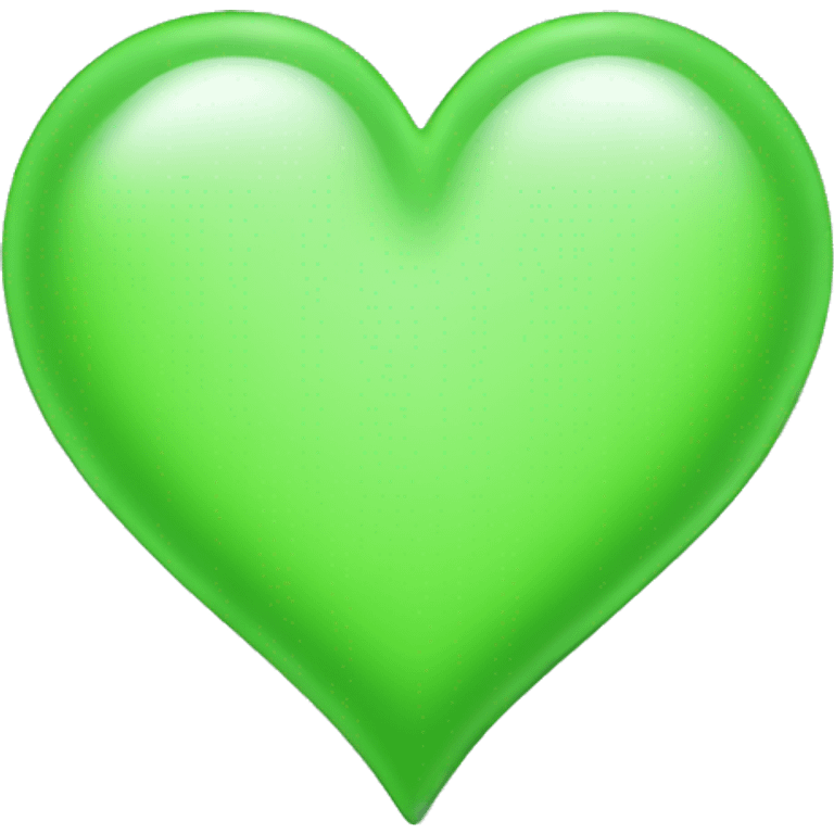 heart light green emoji