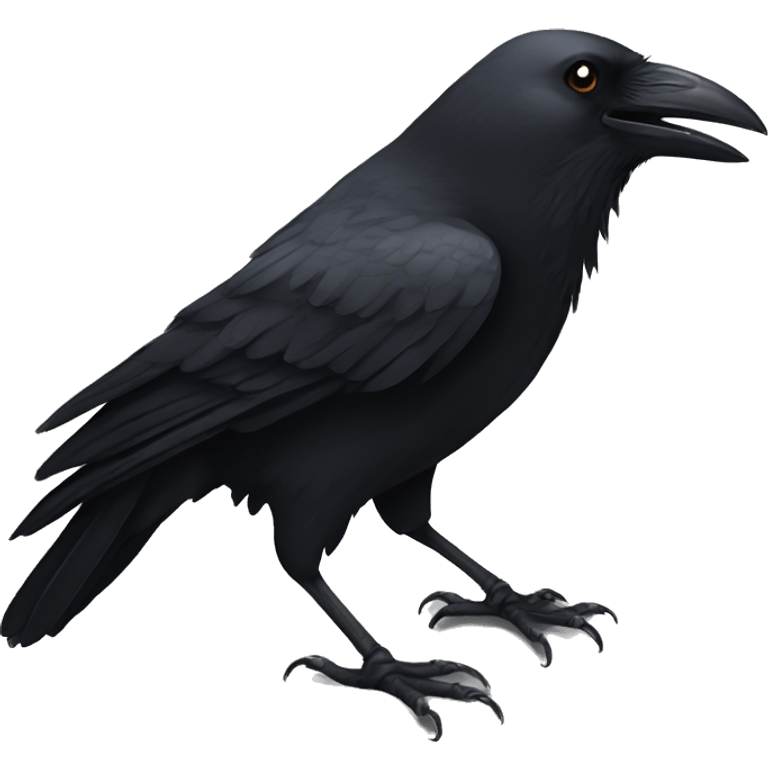 Crow emoji