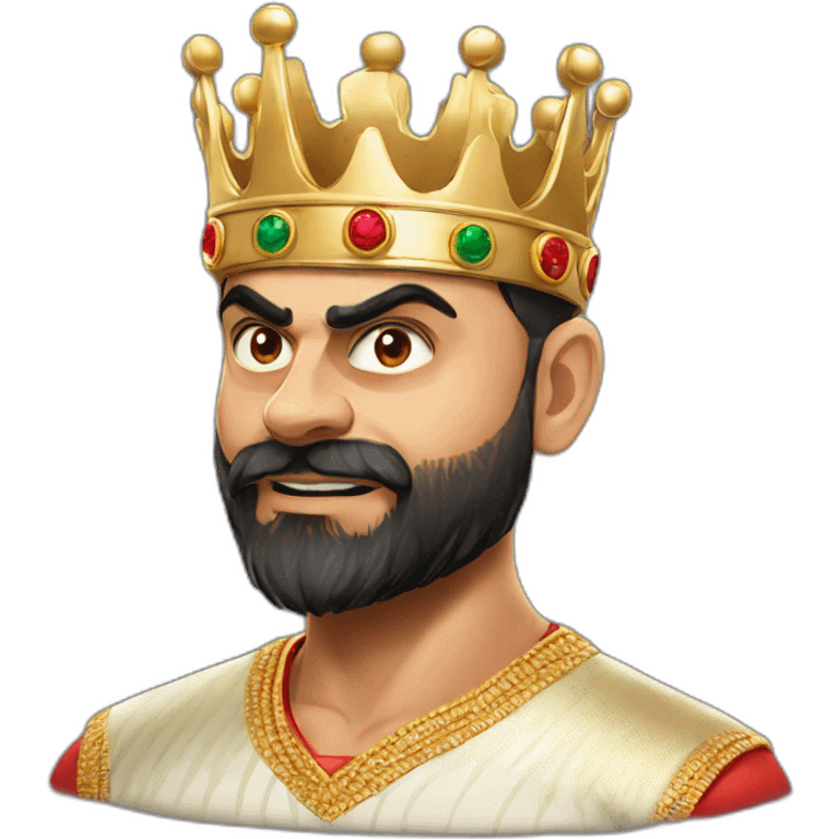 Virat Kohli - crown emoji