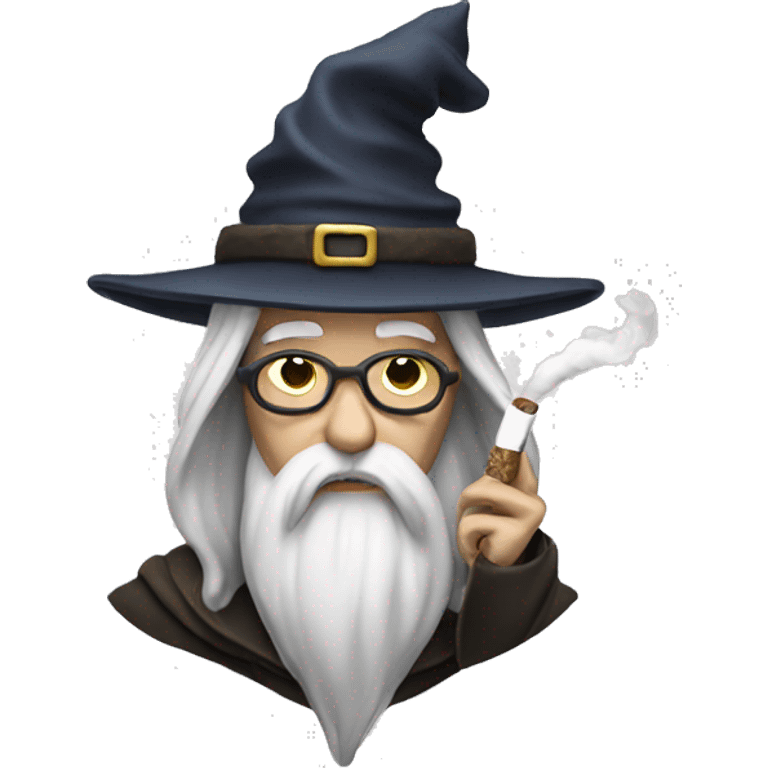 Wizard smoking  emoji