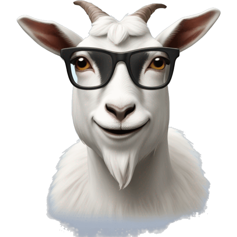 goat with disguise nose and glasses 🥸 emoji