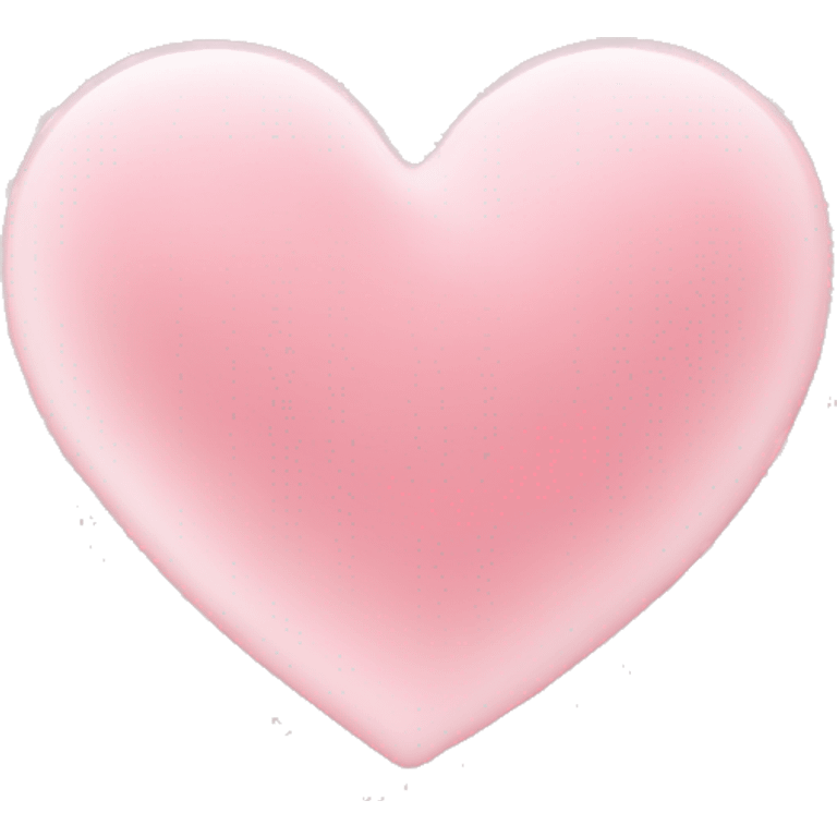 light pink love heart emoji