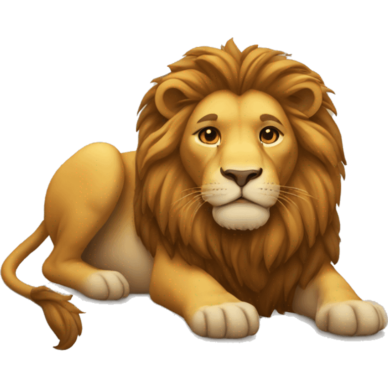 lion qui dort emoji iphone emoji