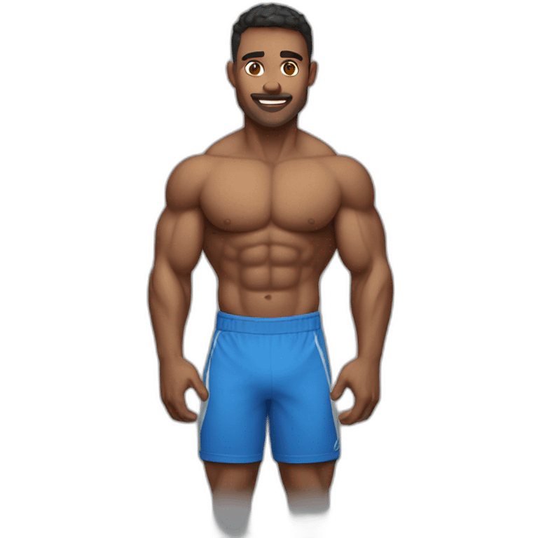 muscular athletic guy emoji