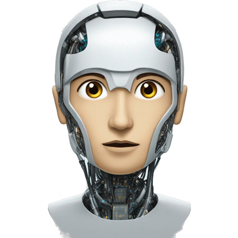 A futuristic emoji depicting artificial intelligence  emoji