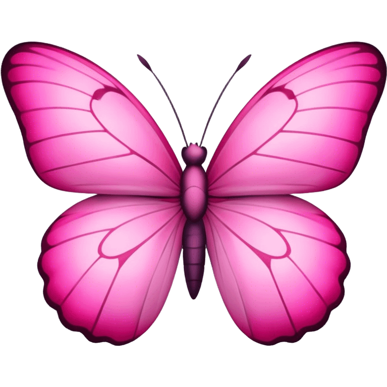 Pink butterfly  emoji