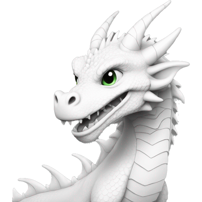 Dragon lineart emoji