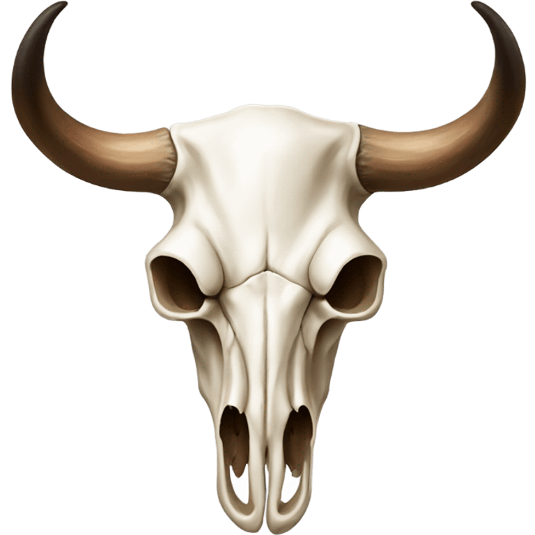 Longhorn animal skull emoji