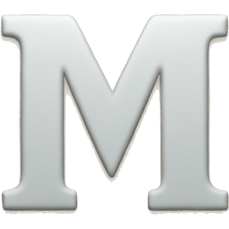 Big letter M emoji