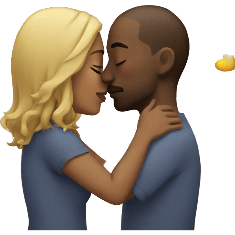 Couple kissing emoji