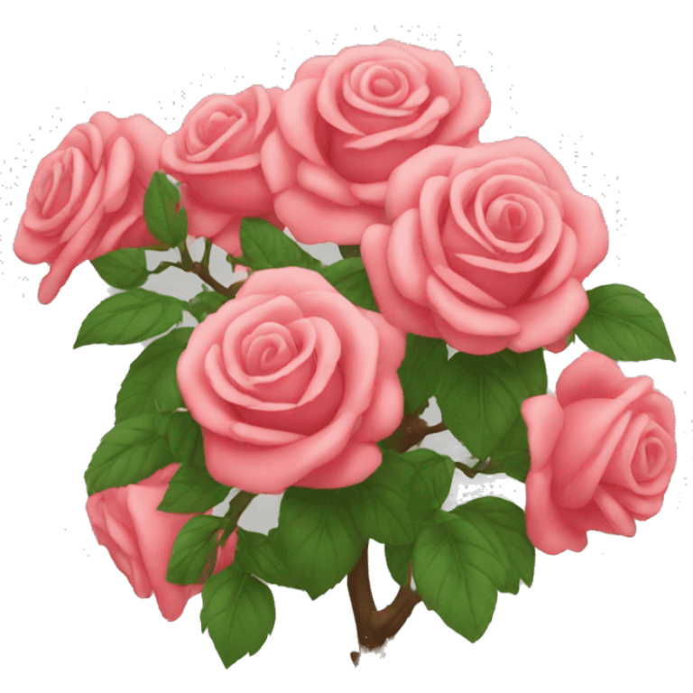 rose bush emoji