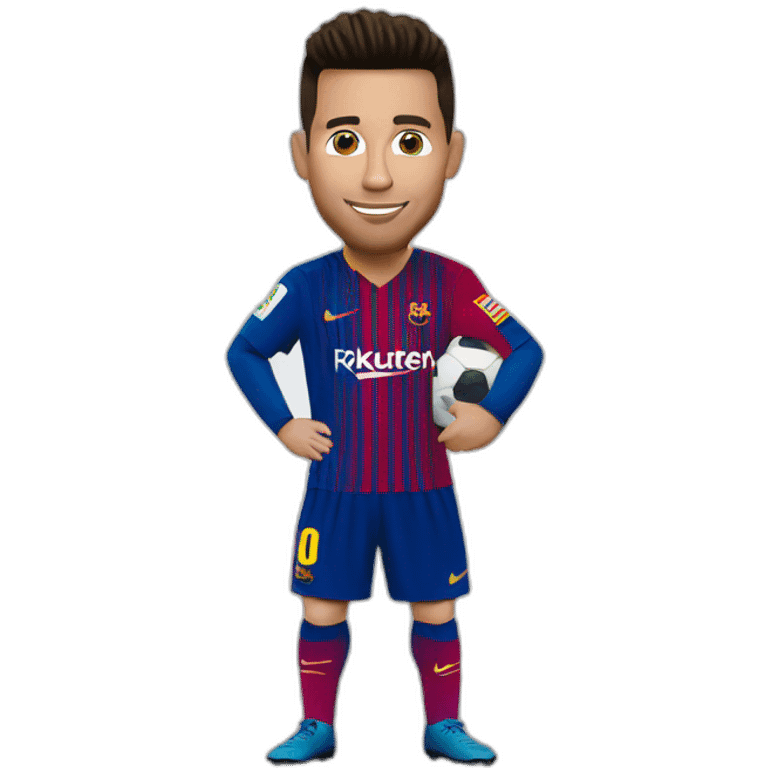 Ronaldo avec messi emoji