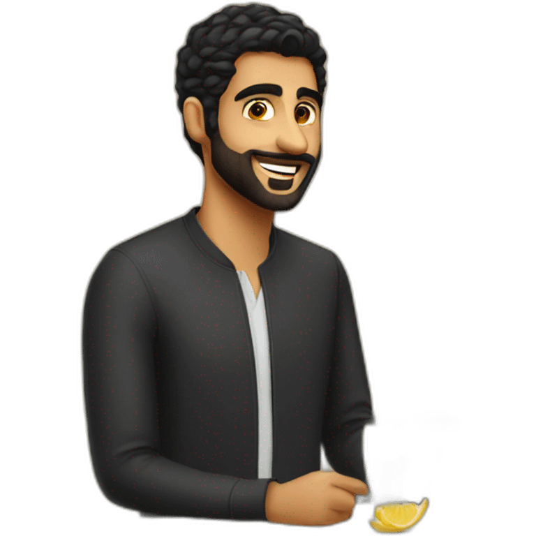 saudiguy in a party emoji