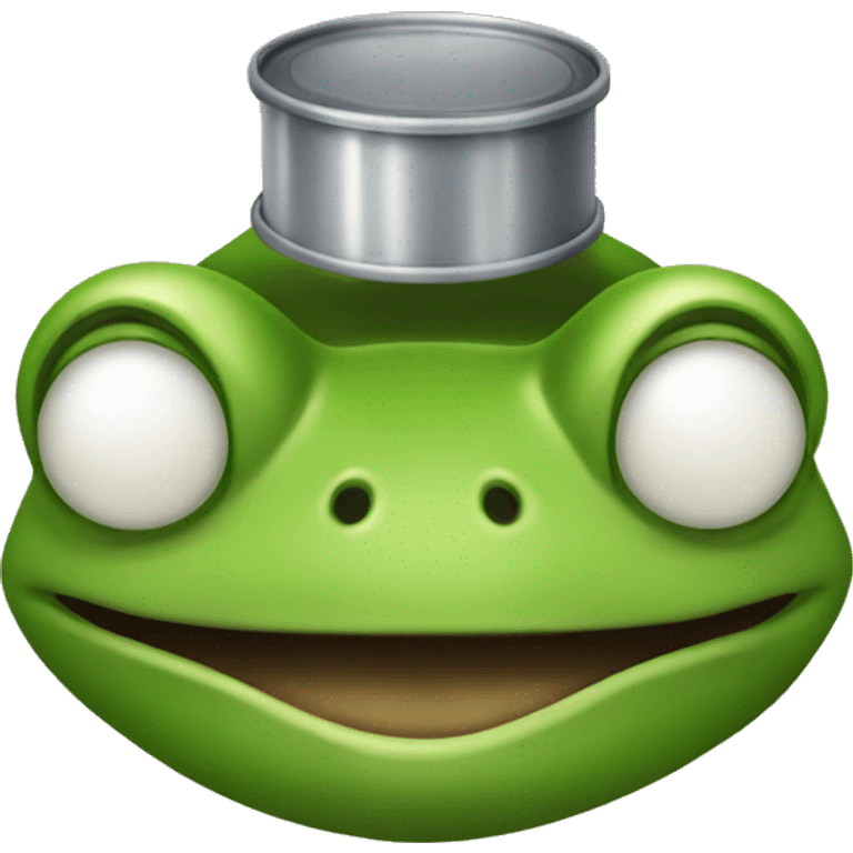 frog with cylinder on head emoji