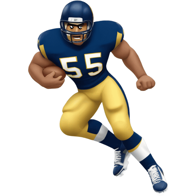 Junior Seau crush blue emoji