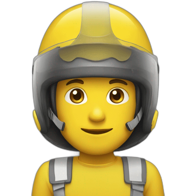 yellow helmet emoji